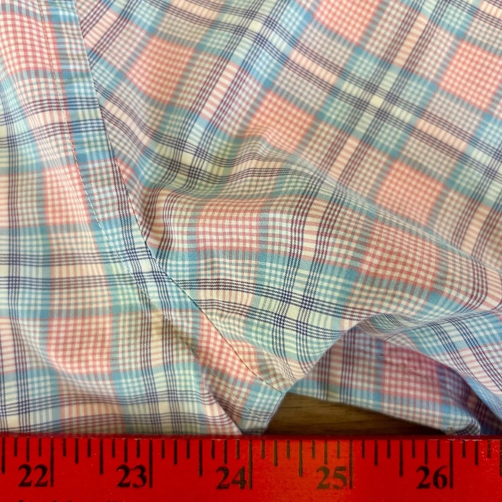 Vineyard Vines Men's Long Sleeve Cooper Shirt Plaid Button Down Size Large - Picture 6 of 6